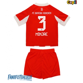 Bayern Munich Kim Min-jae #3 Echipament de Fotbal Replică 2025-26 Copii Acasa (+ Șorturi)